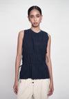 Gibson Sleeveless Top (Navy)