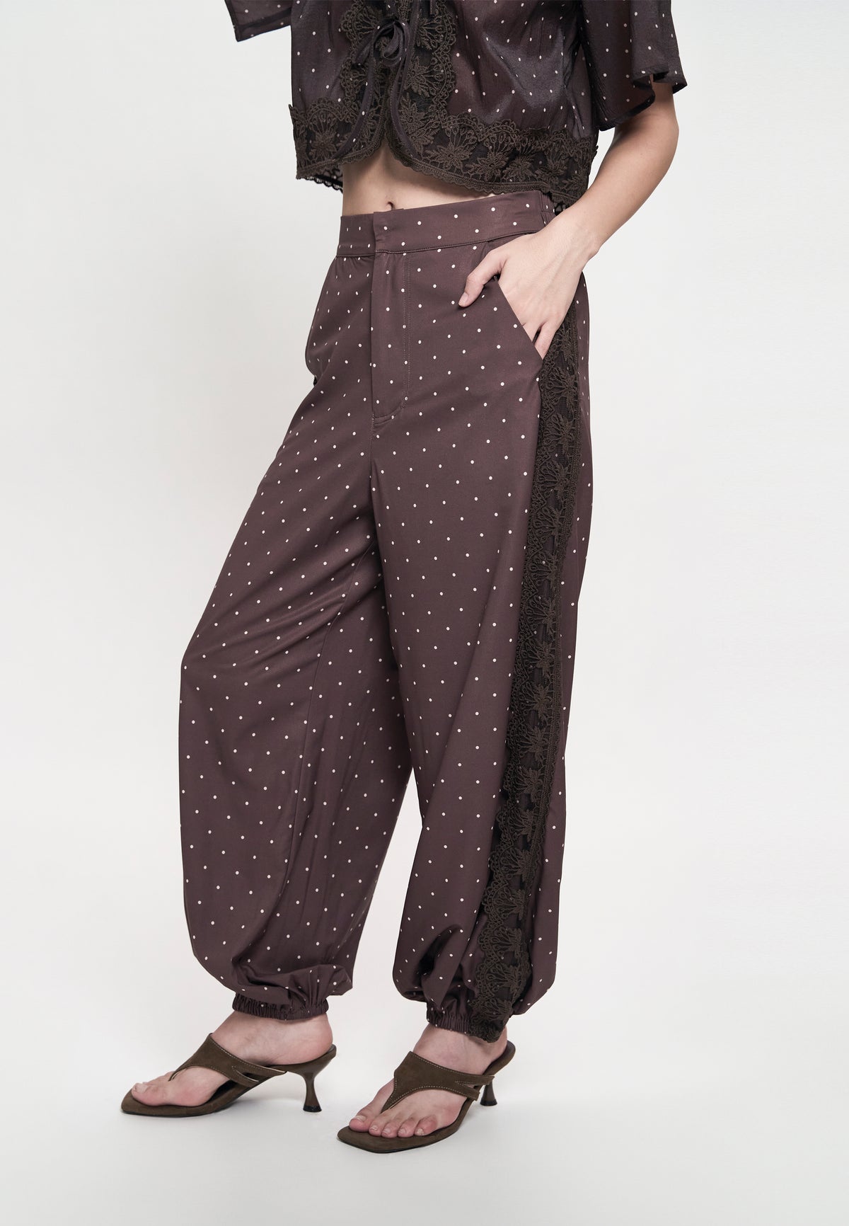 Giorgia Pants (Printed Brown)