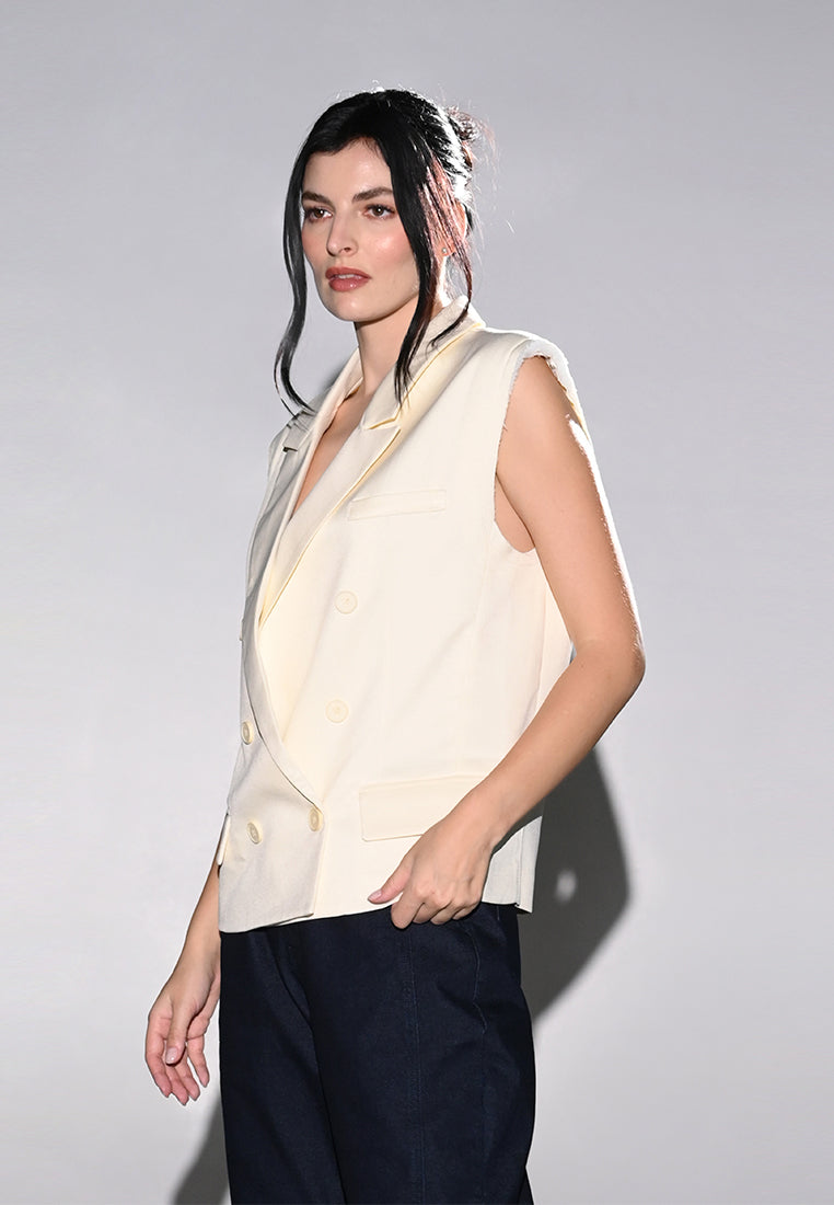 RAF Gomel Sleeveless Vest (Ivory)
