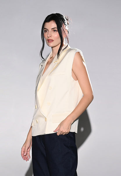 RAF Gomel Sleeveless Vest (Ivory)