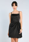 Mark Bumgarner X Vania Romoff For Plains & Prints Grace Sleeveless Dress (Black)