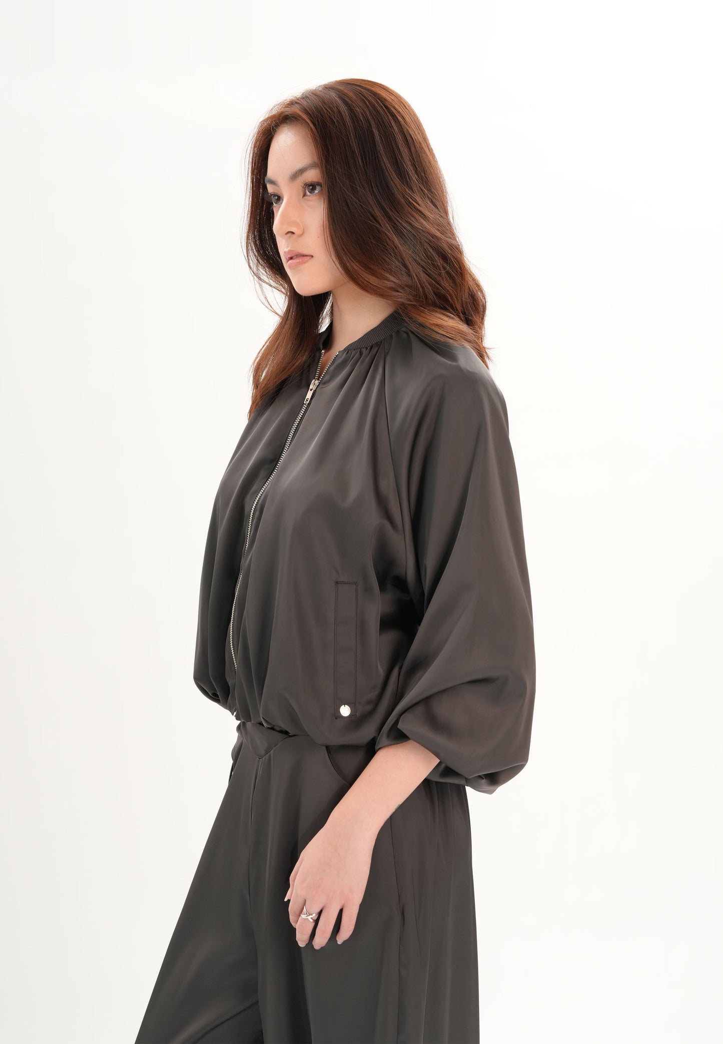 Archetype Refined Granite Long Sleeve Jacket (Dark Grey)