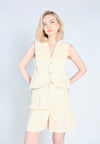 Nobleza Gulliver Sleeveless Vest Top (Beige)