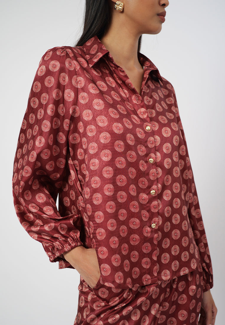 Raf Gumball Long Sleeve Top (Printed Red)