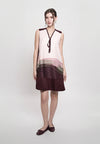 Gyselle Sleeveless Dress (Spot Print Pink)