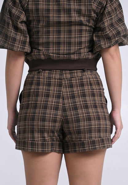 Archetype Travel Hanford Shorts (Printed Brown)