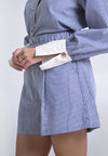 Archetype Travel Harkin Shorts (Striped Blue)