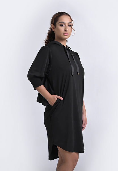 Archetype Travel Healy Quarter Sleeve Dress (Black)