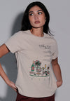 Holiday Tees 2025 Holiday Diet Short Sleeve Shirt Top (Beige)