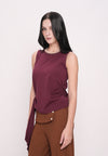 Honeydrew Sleeveless Top (Wine)
