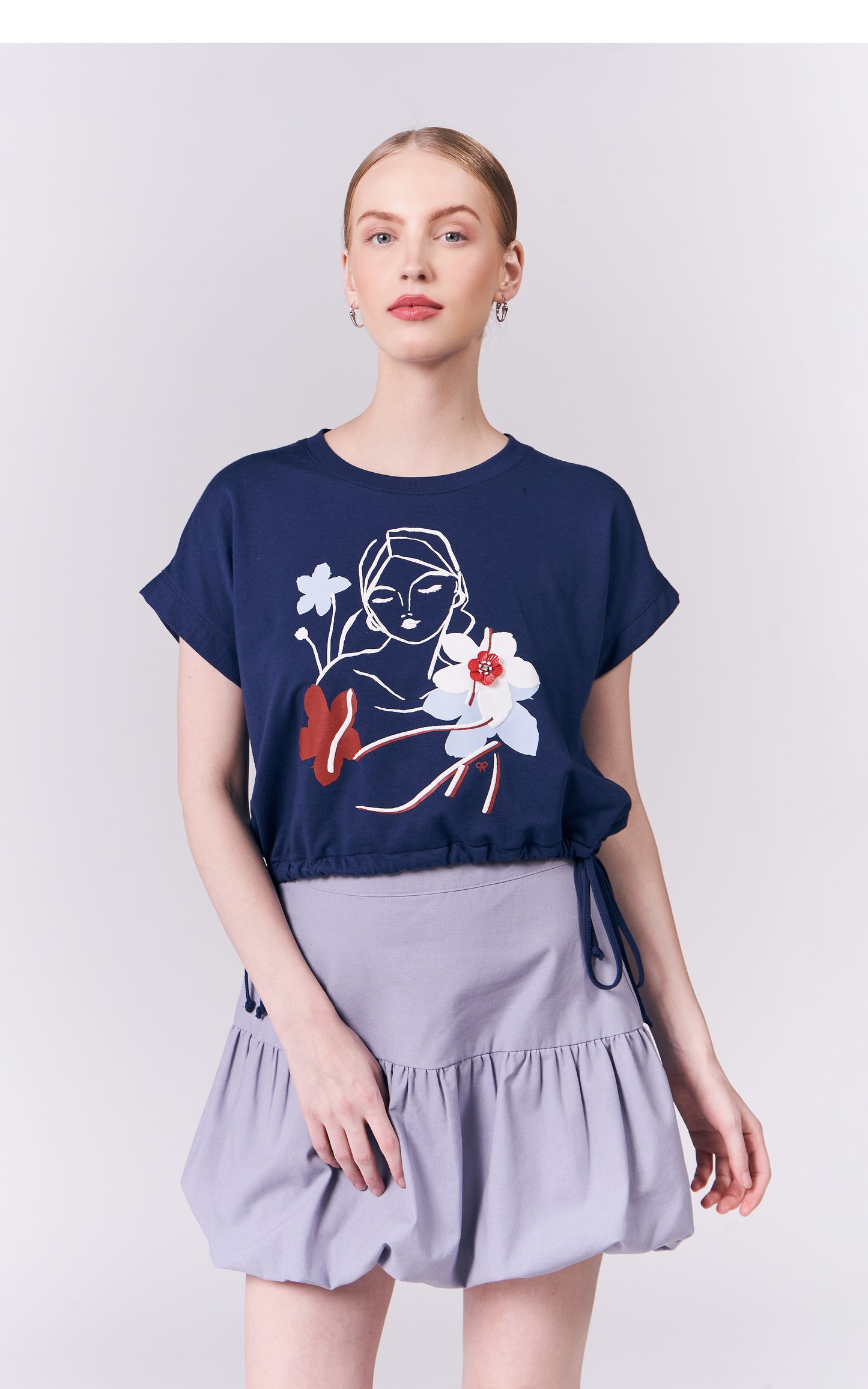 DNM Studios Honor Short Sleeve Top (Blue)