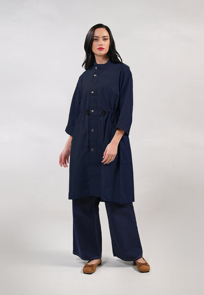 Raf Ibbley Quarter Sleeve Dress (Denim)