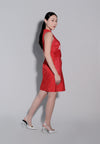 Holiday 2025 Ikshan Sleeveless Dress (Red)