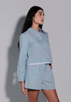 Holiday 2025 Inaki Long Sleeve Top (Light Blue)