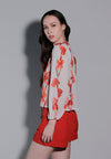 Holiday 2025 Indee Long Sleeve Top (Printed Red)