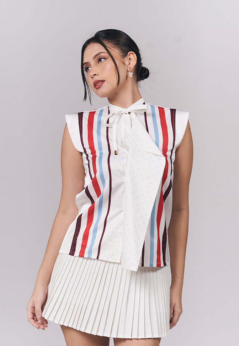 Indraine Sleeveless Top (Multi)