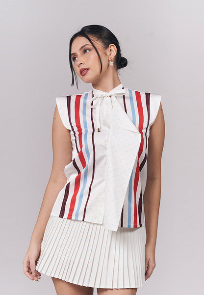 Indraine Sleeveless Top (Multi)