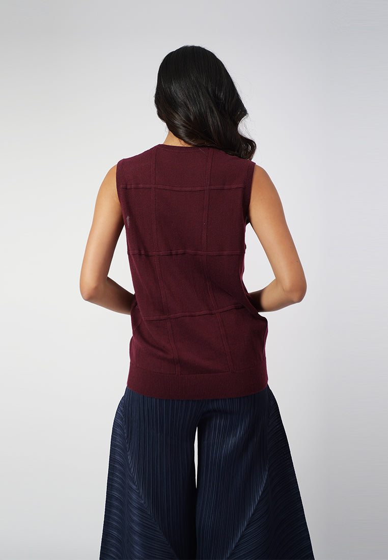 Raf Ivette Sleeveless Top (Red)