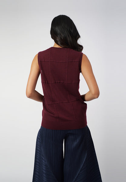 Raf Ivette Sleeveless Top (Red)