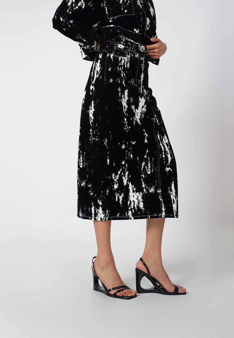 Raf Ivor Skirt (Black/White)