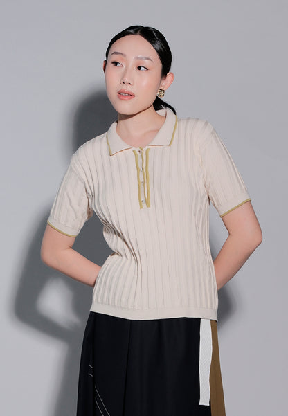 Holiday 2025 Jafar Short Sleeve Top (Cream)