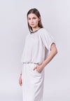 Jamm Short Sleeve Top (Off-white)