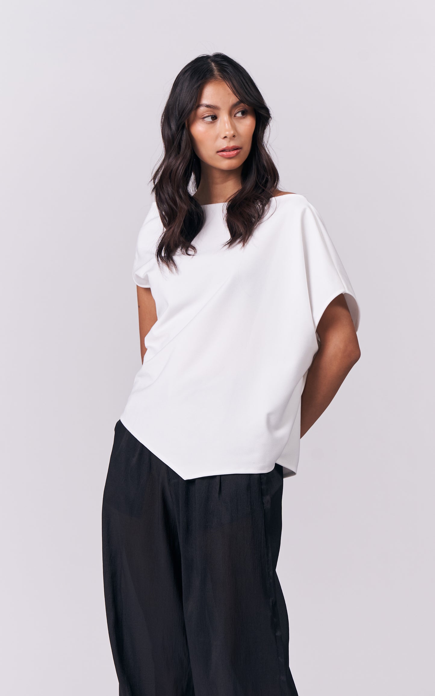 Joyous Short Sleeve Top (White)