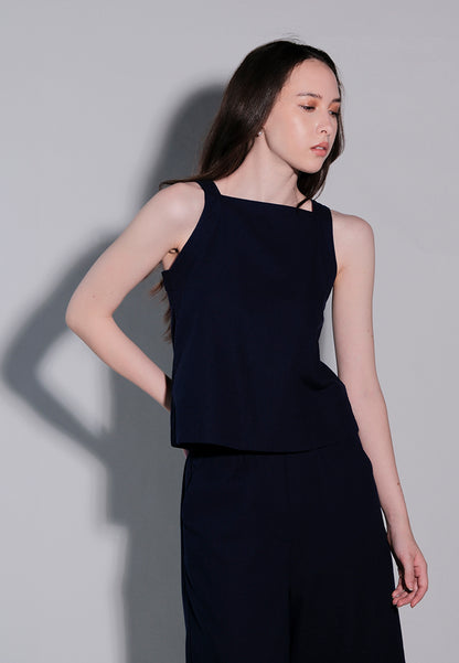 Holiday 2025 Jubilee Sleeveless Top (Navy)