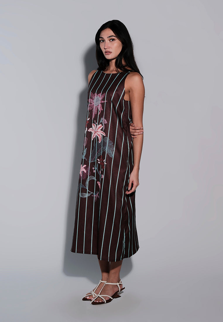 Holiday 2025 Jungle Sleeveless Dress (Multi)
