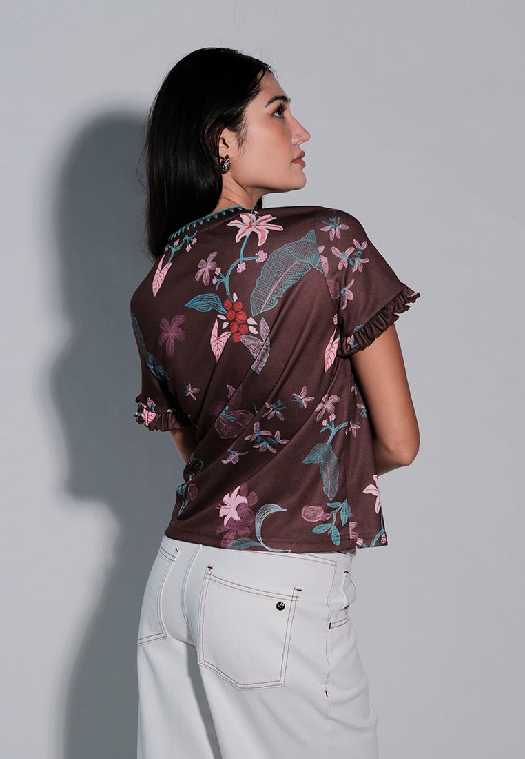 Holiday 2025 Jungle Short Sleeve Top (Multi)