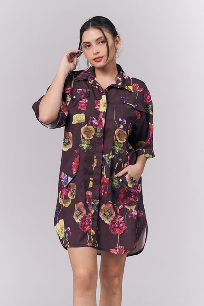 Justice Short Sleeve Dress (Multi)