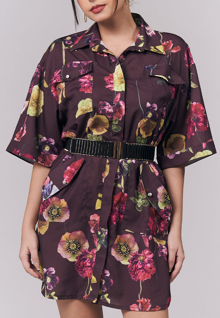 Justice Short Sleeve Dress (Multi)