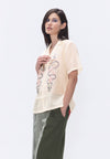 Plains & Prints x Randolf Joji Short Sleeve Top (Cream)