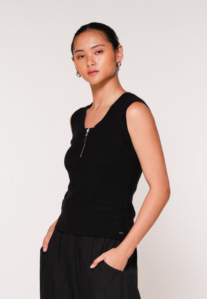 Raf Kanza Sleeveless Top (Black)