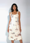 Sari- Sari Laoag Sleeveless Dress (Printed Cream)