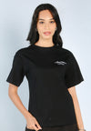 Mark Bumgarner X Vania Romoff For Plains & Prints Limited Edition Tee Top (Black)