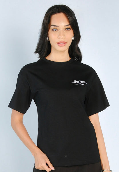 Mark Bumgarner X Vania Romoff For Plains & Prints Limited Edition Tee Top (Black)