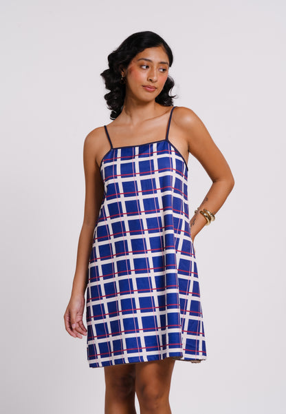 Archetype Summer Essentials Lucky Reversible Sleeveless Dress (Printed Brown)