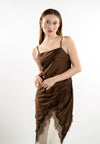 RAF Luge Sleeveless Tunic Top (Brown)