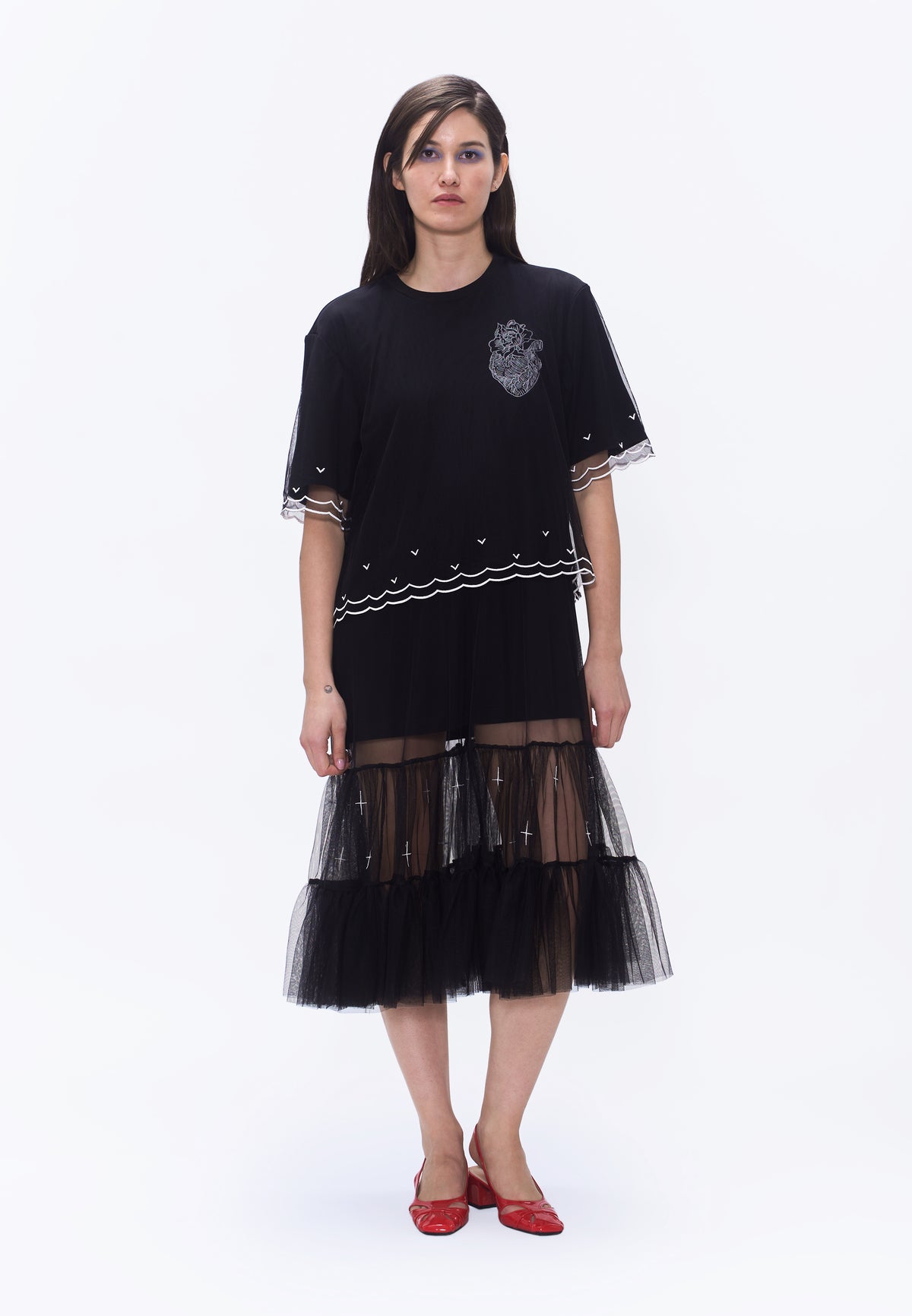 Plains & Prints x Randolf Logo T-Shirt Dress (Black)