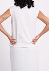 Raf Neat Sleeveless Top (Oatmeal)