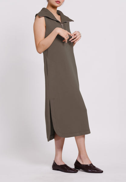 Raf Nice Sleeveless Dress (Taupe)
