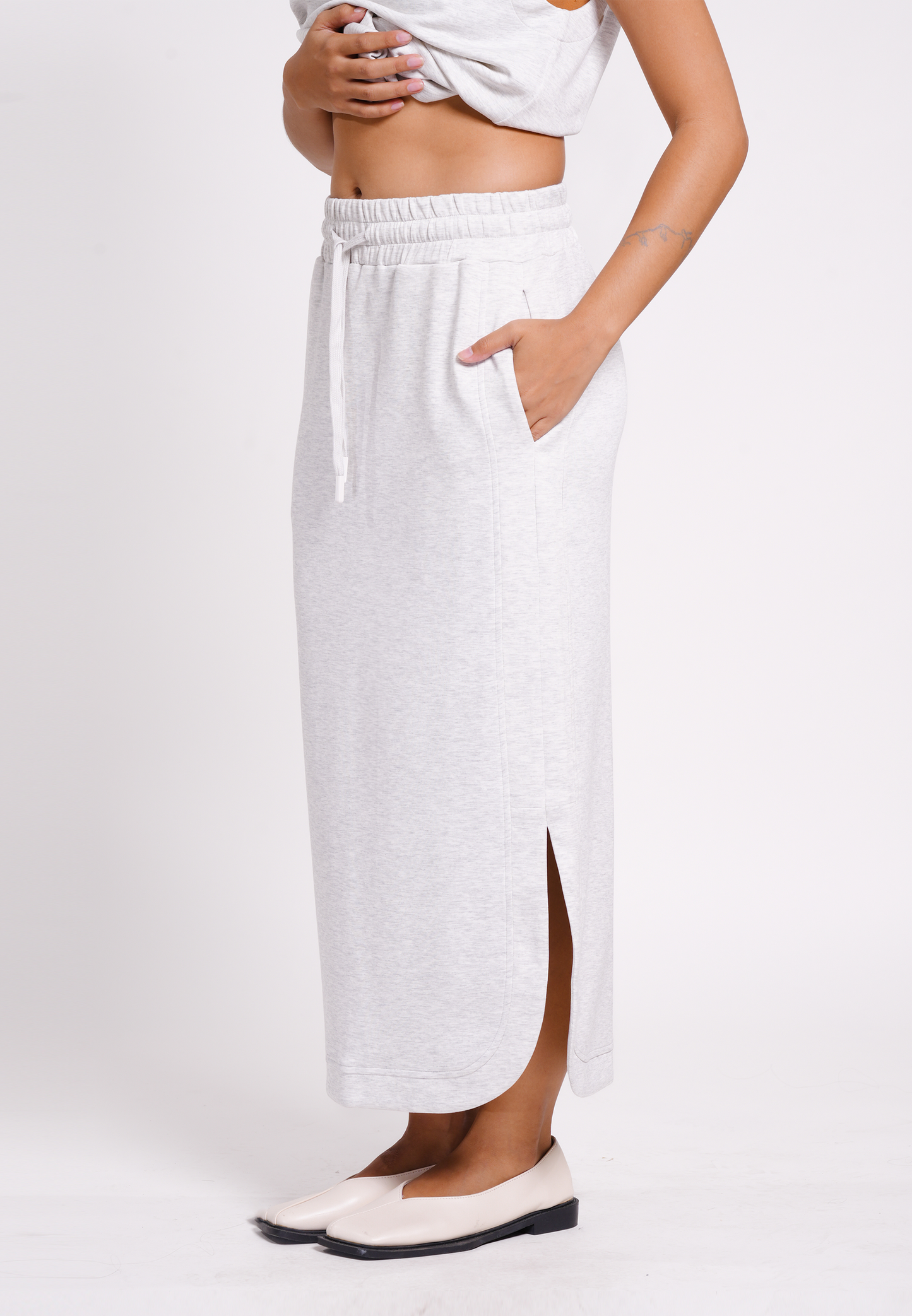 Raf Novel Skirt  (Oatmeal)