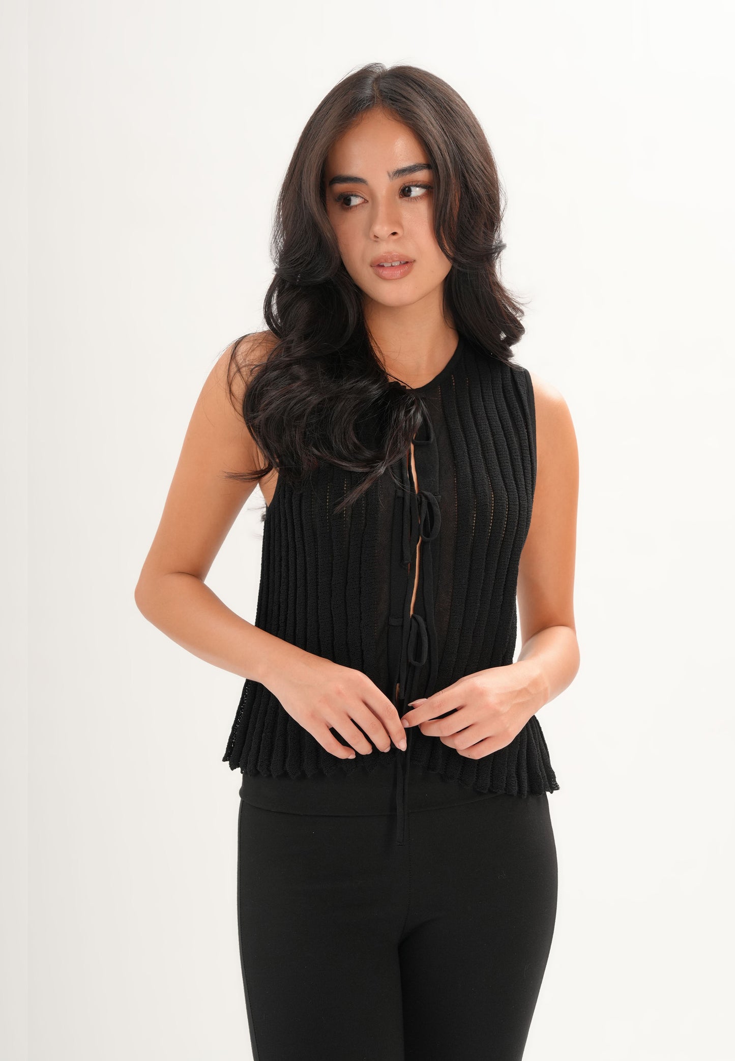 Archetype Refined Obsidian Sleeveless Top (Black)