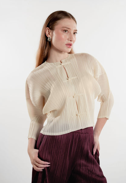 RAF Optic Quarter Sleeve Top (Cream)