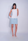 DNM Studios x Raxenne Oriole Sleeveless Dress  (White/Blue)