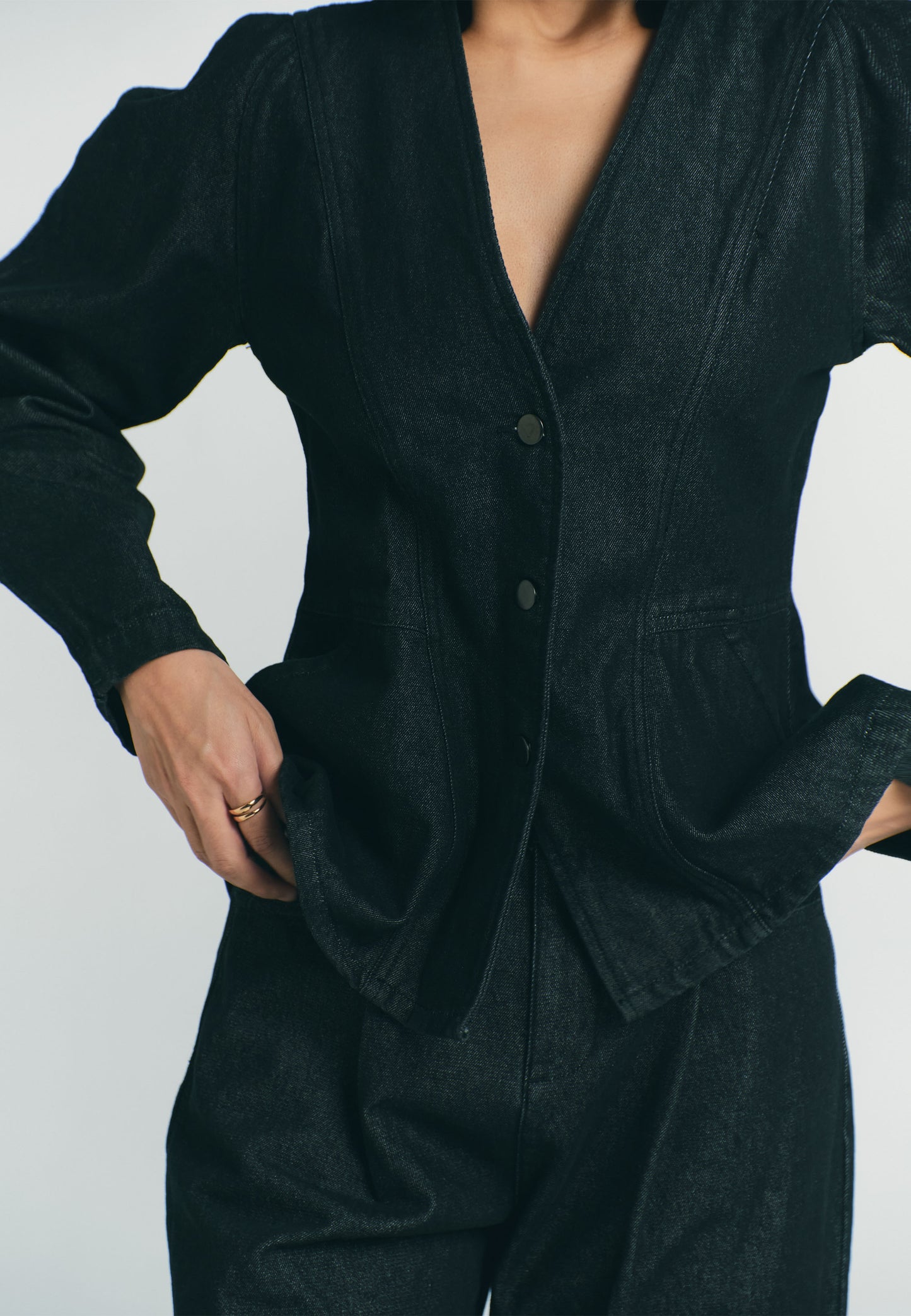 RAF Page Long Sleeve Top (Black)