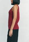 RAF Ploom Sleeveless Top (Burgundy)