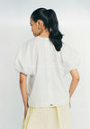 RAF Quaint Short Sleeve Top (White )