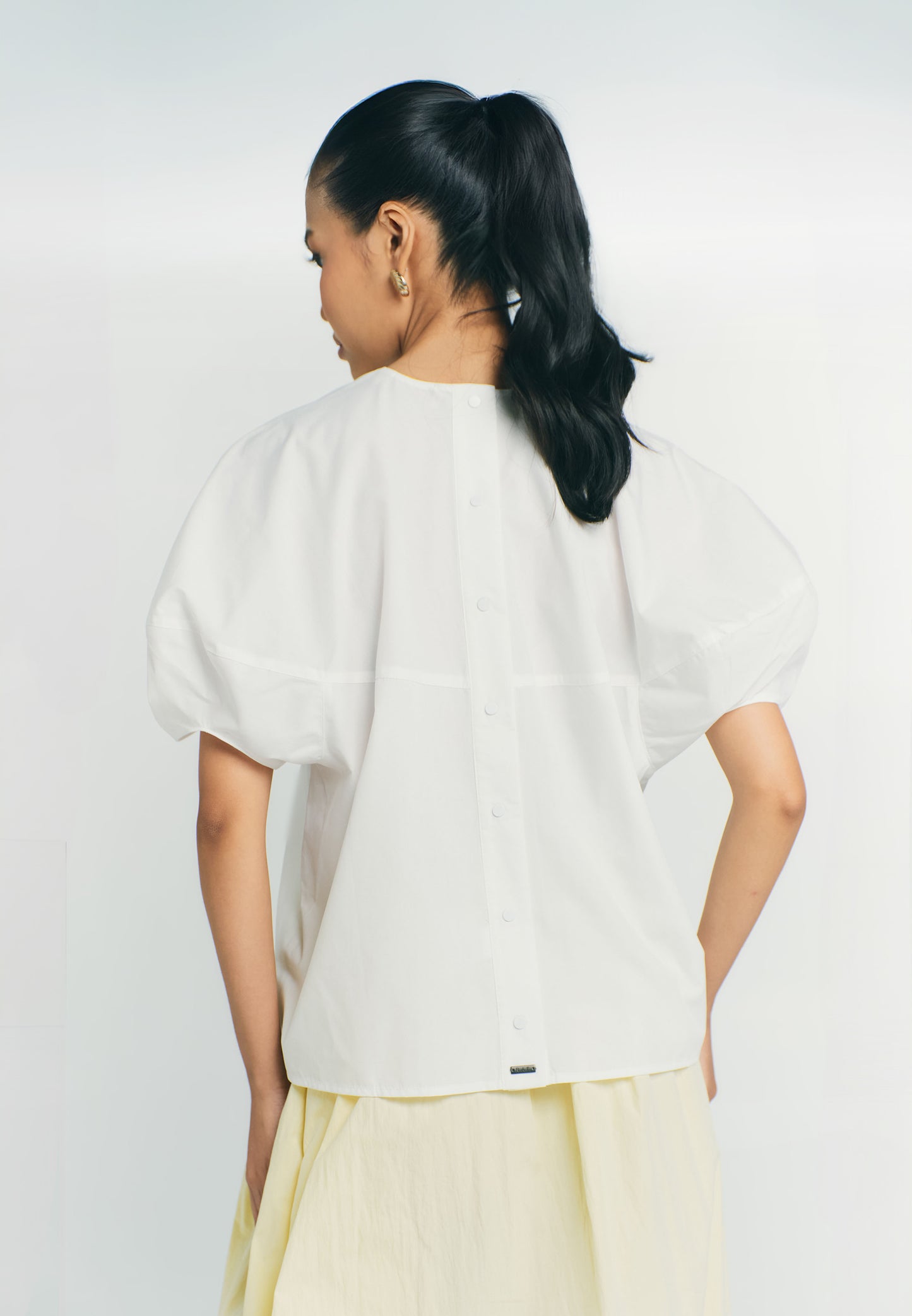 RAF Quaint Short Sleeve Top (White )